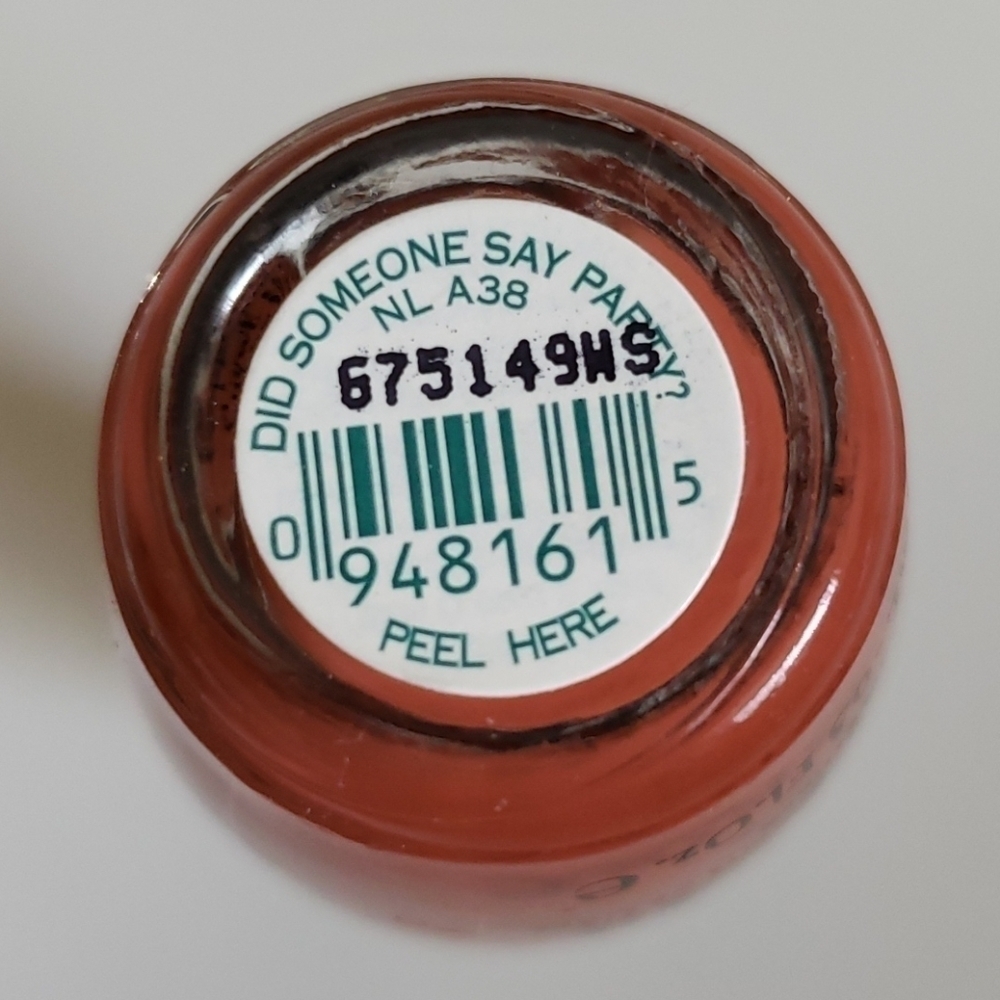 OPI Nail Lacquer NL A38 Did Someone Say Party? Discontinued Color NEW Never Used